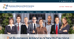 Desktop Screenshot of businessalliancenc.com